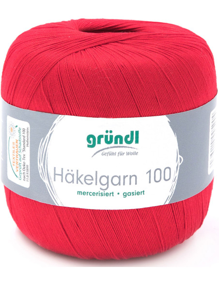 Baumwollhäkelgarn 100 Gründl