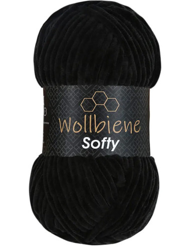 Chenille-Garn Softy Wollbiene