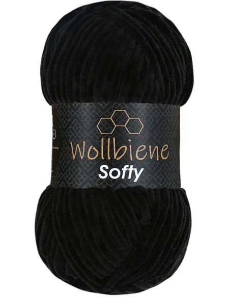 Chenille-Garn Softy Wollbiene