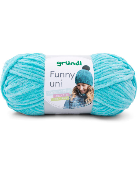 Chenillegarn Funny uni Gründl