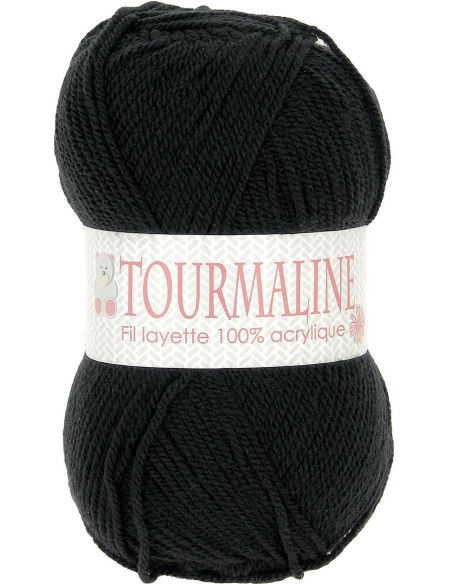 Beutel mit 2 Knäueln Babystrickgarn Turmalin