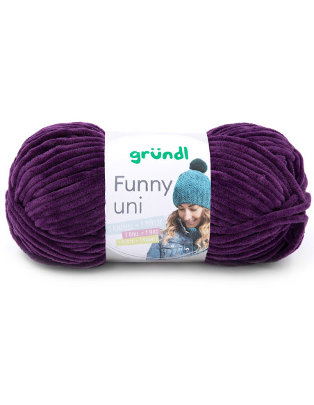 Chenillegarn Funny uni Gründl