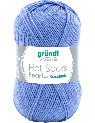 Hot Socks Pearl einfarbige Sockenwolle Gründl