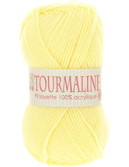 Beutel mit 2 Knäueln Babystrickgarn Turmalin
