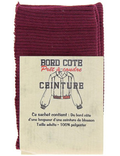 Blouson mit Strickbund - Bordeaux
