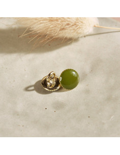 Bouton Gem - Matcha-Blatt 2