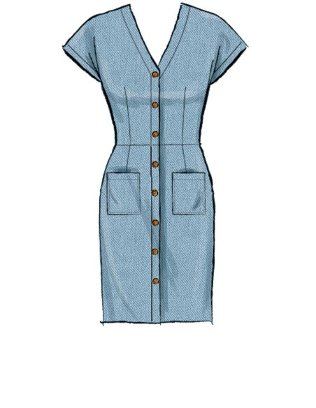 Kleid- und Gürtelmuster - McCall's 7920