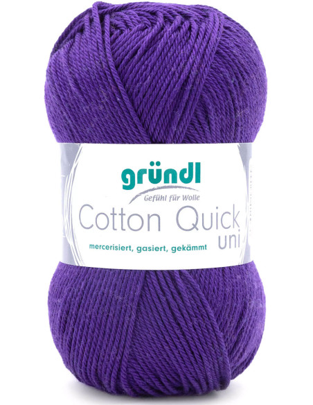 Baumwollgarn Quick Uni Gründl