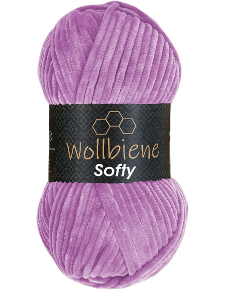 Chenille-Garn Softy Wollbiene
