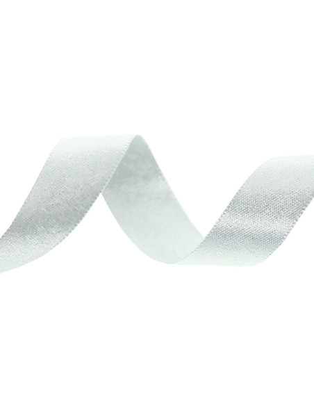 Lurex-Satinband - Silber