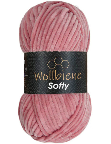 Chenille-Garn Softy Wollbiene