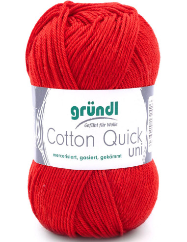 Baumwollgarn Quick Uni Gründl