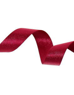 Lurex-Satinband - Fuchsia