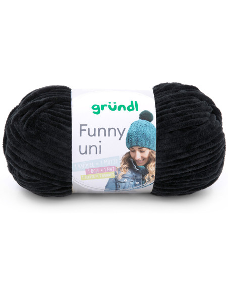 Chenillegarn Funny uni Gründl