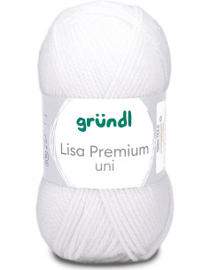 Lisa Premium einfarbiges Strickgarn Gründl 2