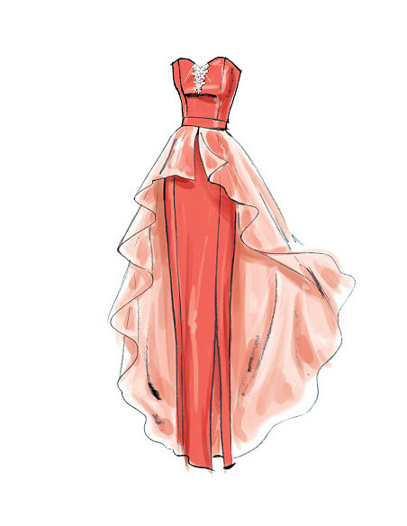 Kleid- und Gürtelmuster - McCall's 6838