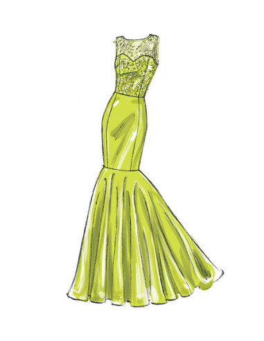 Kleid- und Gürtelmuster - McCall's 6838