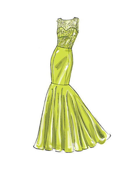 Kleid- und Gürtelmuster - McCall's 6838