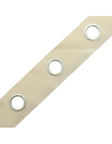 Matte silberne Ösenband - Kitt
