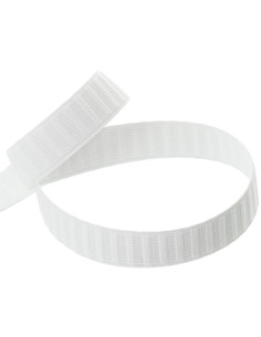 Elastischer Gürtel aus weißem Grosgrain