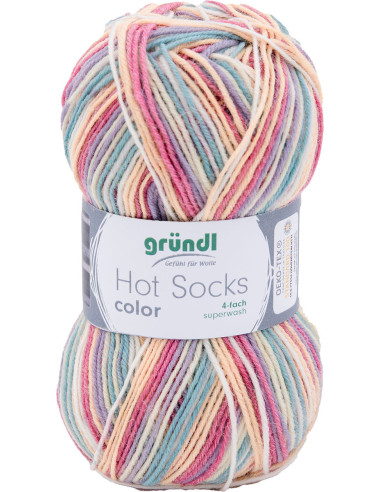Hot Socks Wolle Farbe Gründl