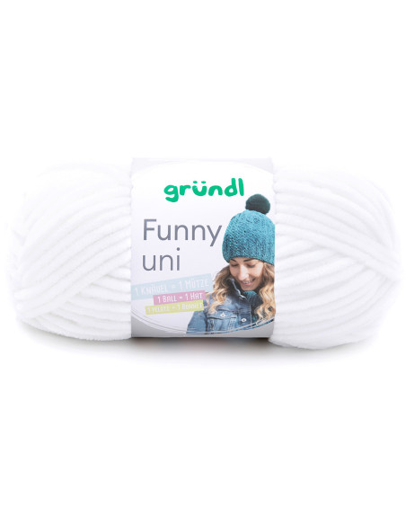 Chenillegarn Funny uni Gründl