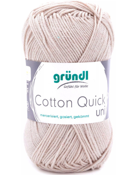 Baumwollgarn Quick Uni Gründl