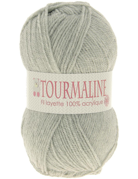 Beutel mit 2 Knäueln Babystrickgarn Turmalin