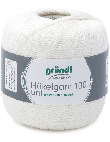 Baumwollhäkelgarn 100 Gründl