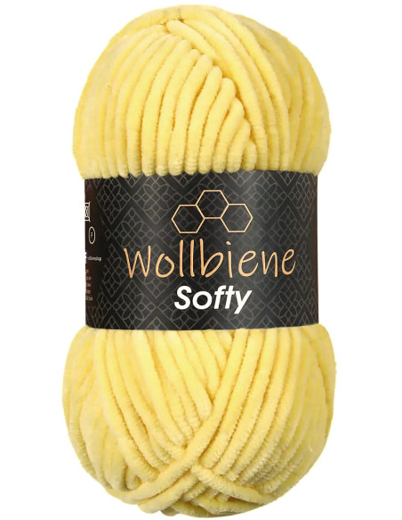 Chenille-Garn Softy Wollbiene