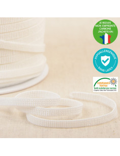 Hypoallergenes latexfreies Elastikband - Weiß 2