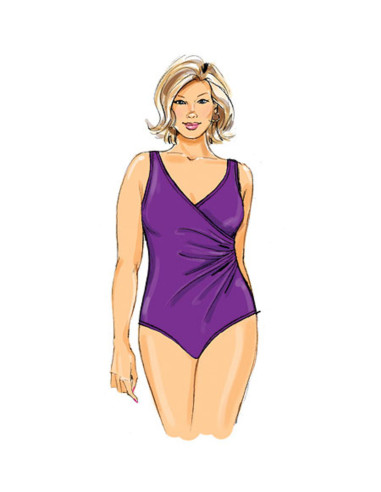 Pareo-Muster, Oberteil, Kleid, Badeanzug, Rock - Butterick 5795