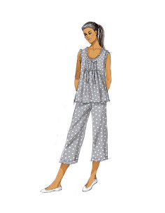 Oberteil, Kleid und Hose Schnittmuster - Butterick 5792