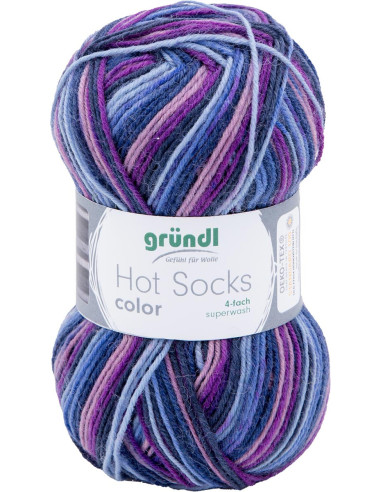 Hot Socks Wolle Farbe Gründl