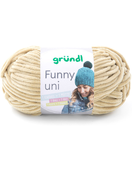 Chenillegarn Funny uni Gründl