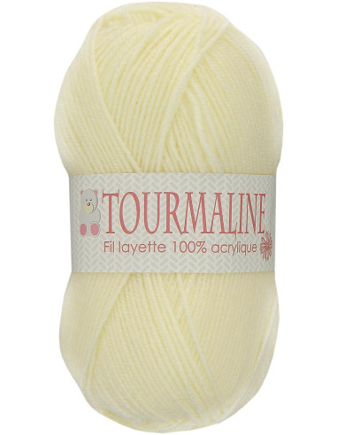 Beutel mit 2 Knäueln Babystrickgarn Turmalin