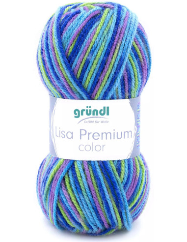 Fil à tricoter Lisa Premium color Gründl