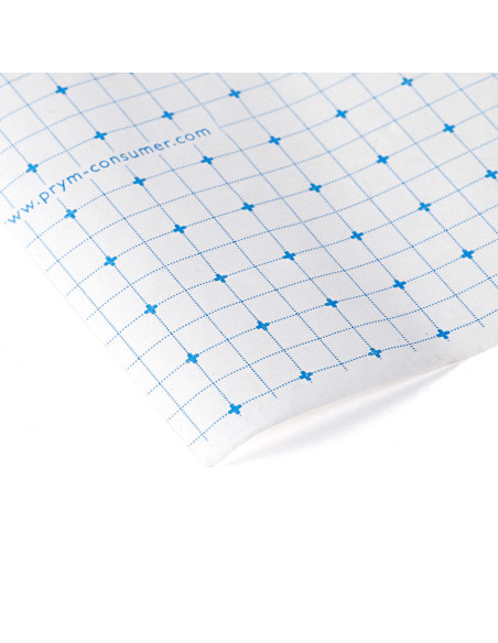 Rolle aus kariertem Transparentpapier für Schnittmuster - 100 cm x 10 Meter