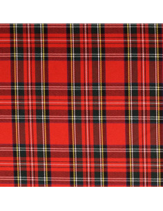 Schottisches Tartan-Gewebe - Rot