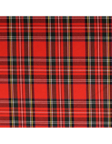 Schottisches Tartan-Gewebe - Rot