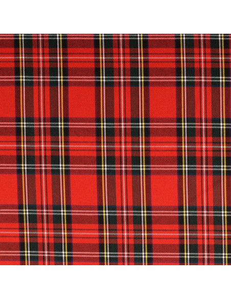 Schottisches Tartan-Gewebe - Rot