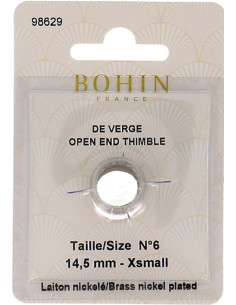 Offener Schneiderfingerhut Bohin 2