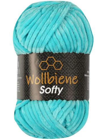 Chenille-Garn Softy Wollbiene
