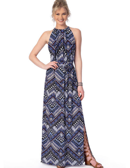Kleid- und Gürtelmuster - McCall's 7405