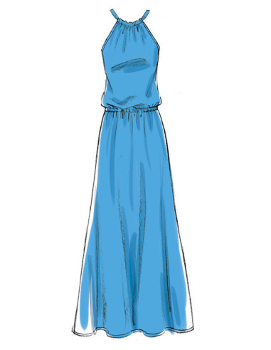 Kleid- und Gürtelmuster - McCall's 7405