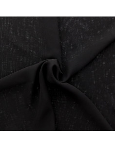 Musselin-Stoff - Schwarz