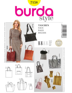 Taschenmuster - Burda 7158