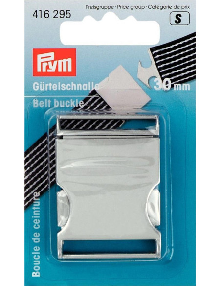 Metallschnalle 30 mm - Silber