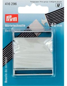 Metallschnalle 40 mm - Silber