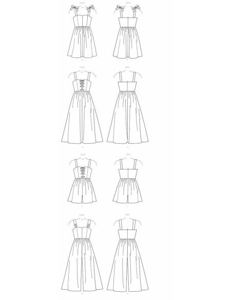 Kleid-, Strampler- und Overall-Schnittmuster - McCall's 7778